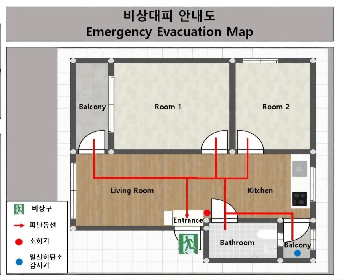 דירות Seoul Cozy Haven Near Omokgyo Station